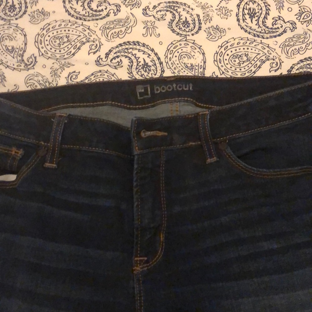 JCP boot cut jeans